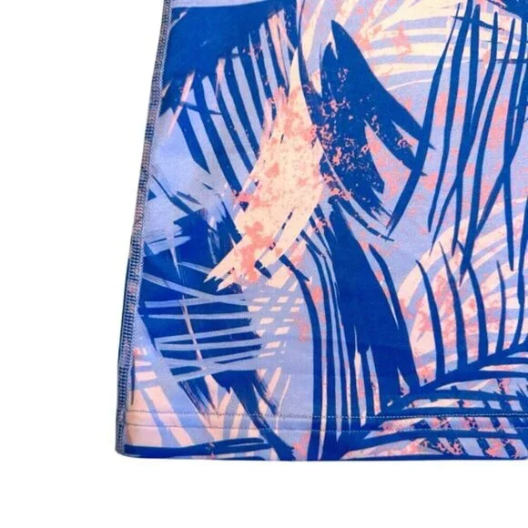 Ivivva | Girl Pink & Purple Tropical Print Racerback Tank Top Size 12 - Picture 5 of 5